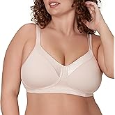 Playtex Women's Wireless Bra, 18 Hour T-Shirt Bras Available, Moisture-Wicking, Full Coverage, Smoothing
