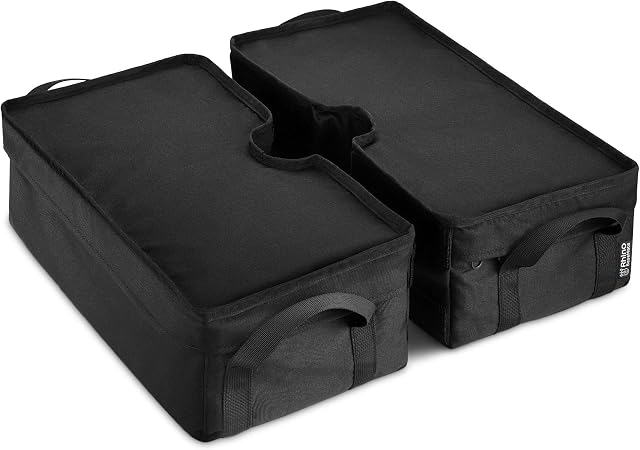 Amazon Com Rhino Detachable Umbrella Base Weight 18 Fits Any Offset Cantilever Any Outdoor Patio Umbrella Stand Easy Set Up Black Garden Outdoor