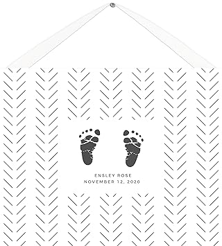 baby footprint canvas kit