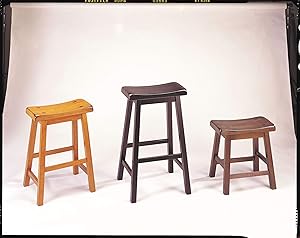 ACME Gaucho Walnut Bar Stool Set of 2