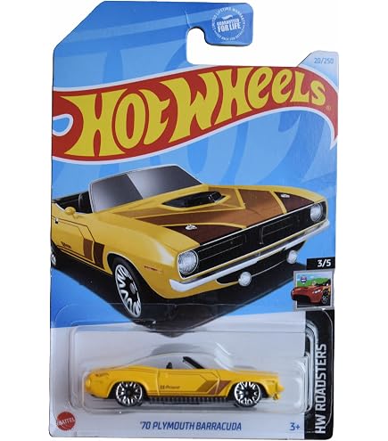 Amazon.com: Hot Wheels 1970 Plymouth Barracuda : Toys & Games