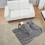Baodan Dog Cat Blanket 120 x 100 cm Fleece Washable Soft Warm view 5