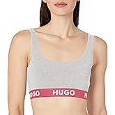 HUGO Women's Bold Logo Cotton Stretch Bralette