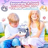 Tagitary Electronic Plush Dog Toy Walking Barking Tail Wagging Leash Toddler view 5
