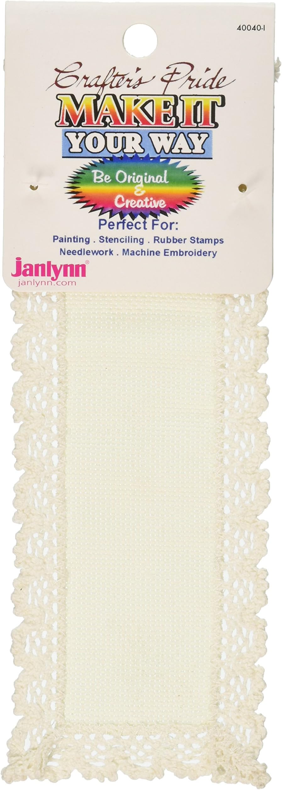The Janlynn Corporation CP-40040-I Lace Bookmark, Ivory