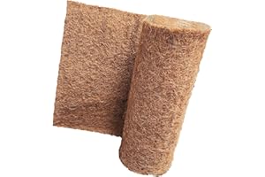 Deepthi Coco Coir Sheet Roll - 18 x 36 inch Pack of 3 - Coco Fiber Mat Roll - for Planters, Basket Liner, Garden Bed, Mulch Mat, Bedding Liner for Pet and Reptile Cages - Anti Slip Snow and Ice Mat…