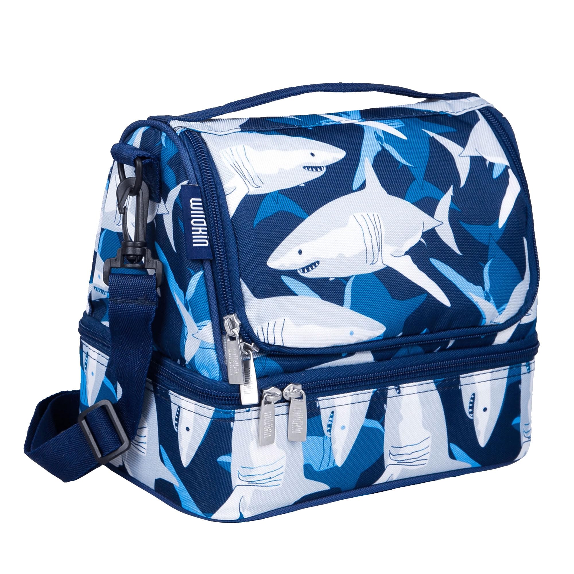 Children's Wildkin Dual Compartment Lunch Bag - Sharks