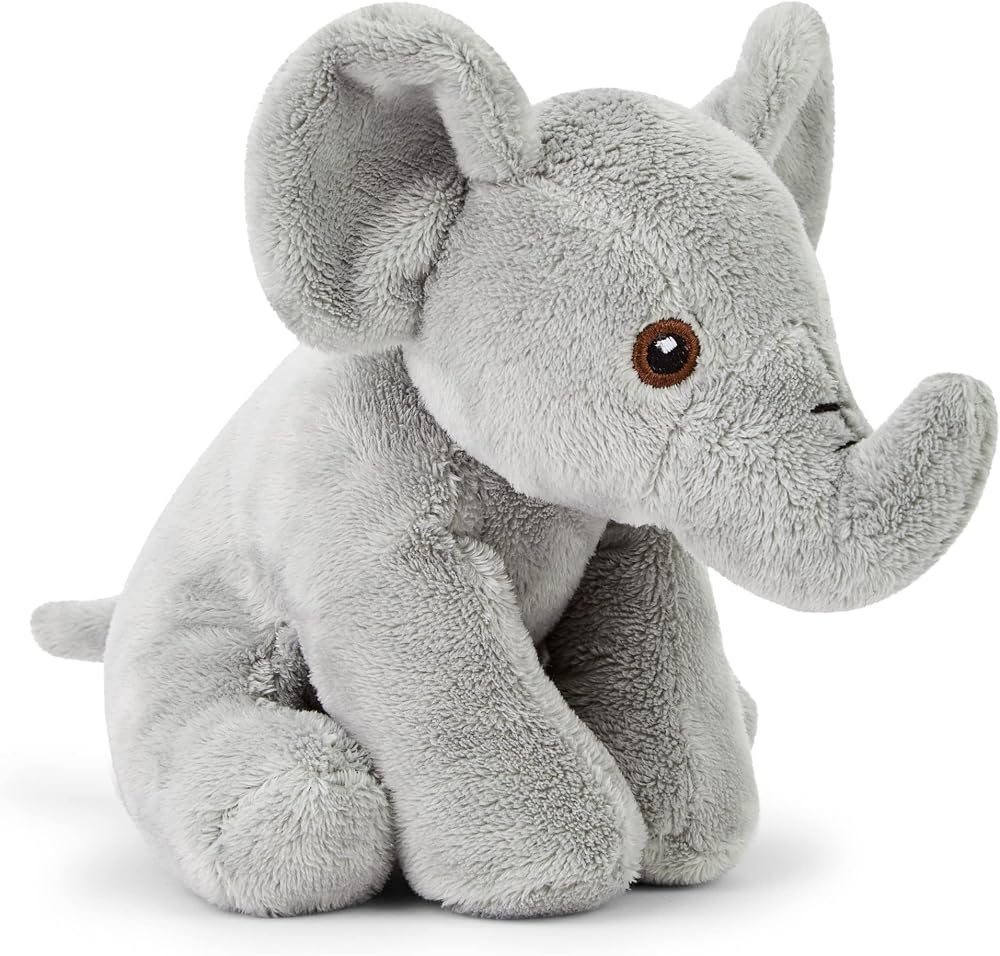 Zappi Co 100% Recycled Plush Elephant 13-15cm Cuddly Toy