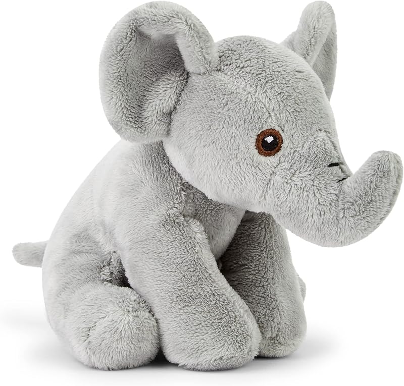 Zappi Co 100% Recycled Plush Elephant 13-15cm Cuddly Toy