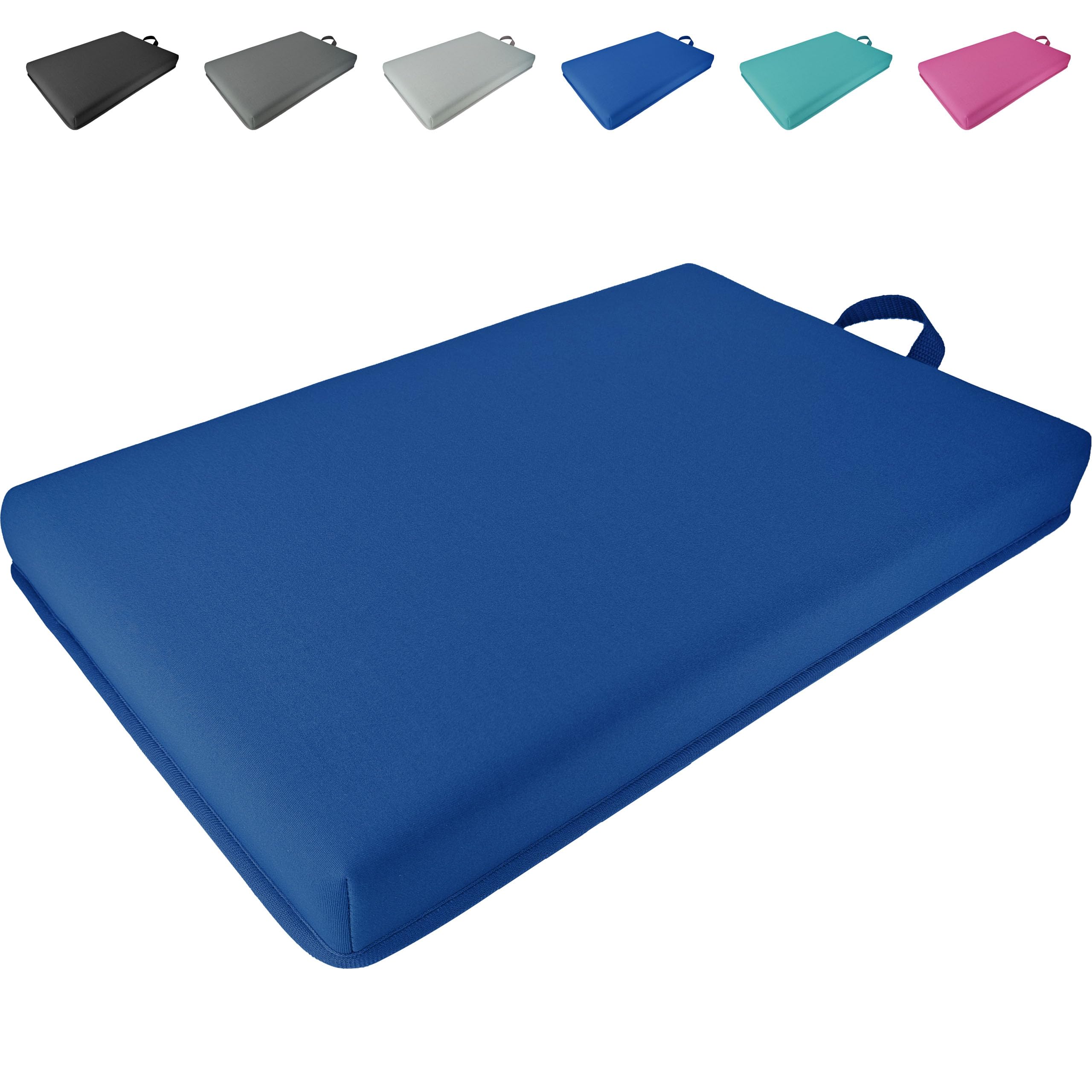 Photo 1 of ECODESEO Extra Thick Kneeling Pad, Bath Kneeler Pad, Garden Kneeling Pad for Knee, Water Resistant Soft Memory Foam Cushioning for Workout, Yoga, Bathing, Physical Therapy, Prayer Pillow, Blue
