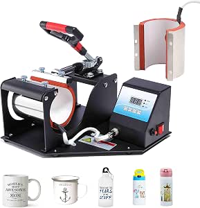Mug Heat Press Machine 2 In 1 Cup Heat Transfer Sublimation Print Machine 8oz Mug Sports Bottle 2 In 1 Mug Press Machine Arts Crafts Sewing Amazon Com