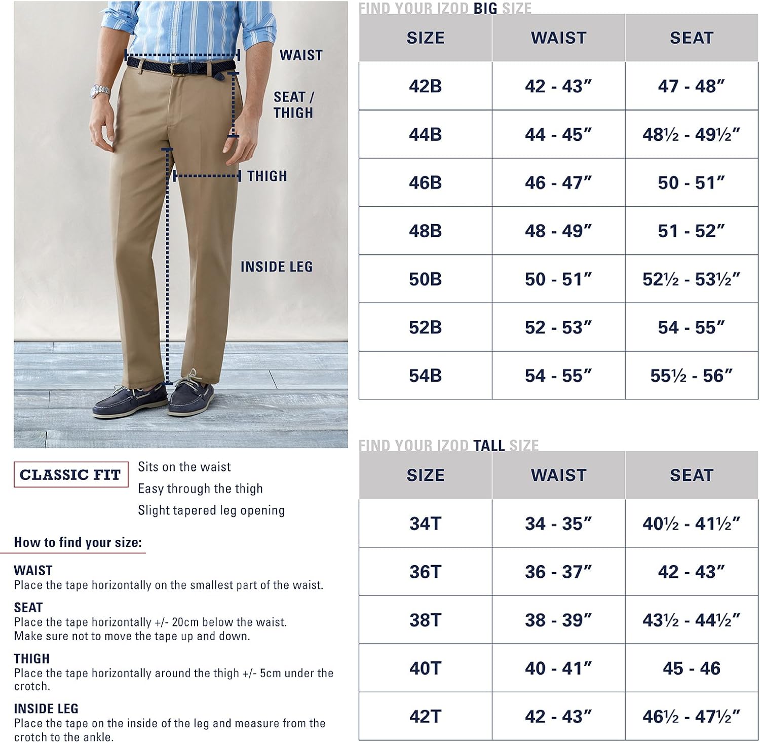 izod american chino big and tall