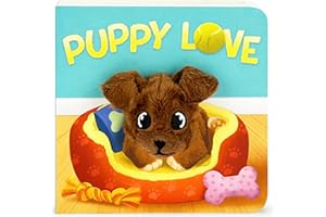 Puppy Love Finger Puppet Board Book for Little Dog Lovers, Ages 1-4 (Children's Interactive Finger Puppet Board Book)