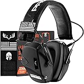 PROHEAR Electronic Ear Protection for Shooting with 4X Sound Amplification, Gun Range Hearing Protection Muffs, NRR 23dB Nois