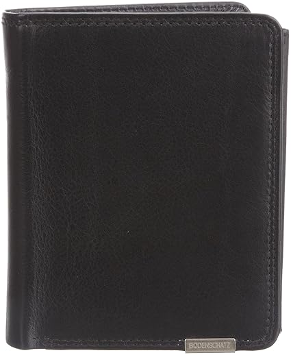 Bodenschatz Kings Nappa 8-782 KN 01, Unisex - Erwachsene Portemonnaies, Schwarz (black), 12x10x2 cm (B x H x T)