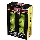 Rawlings | Official League Recreational Softballs | YWCS11 | 11" | 6 Count