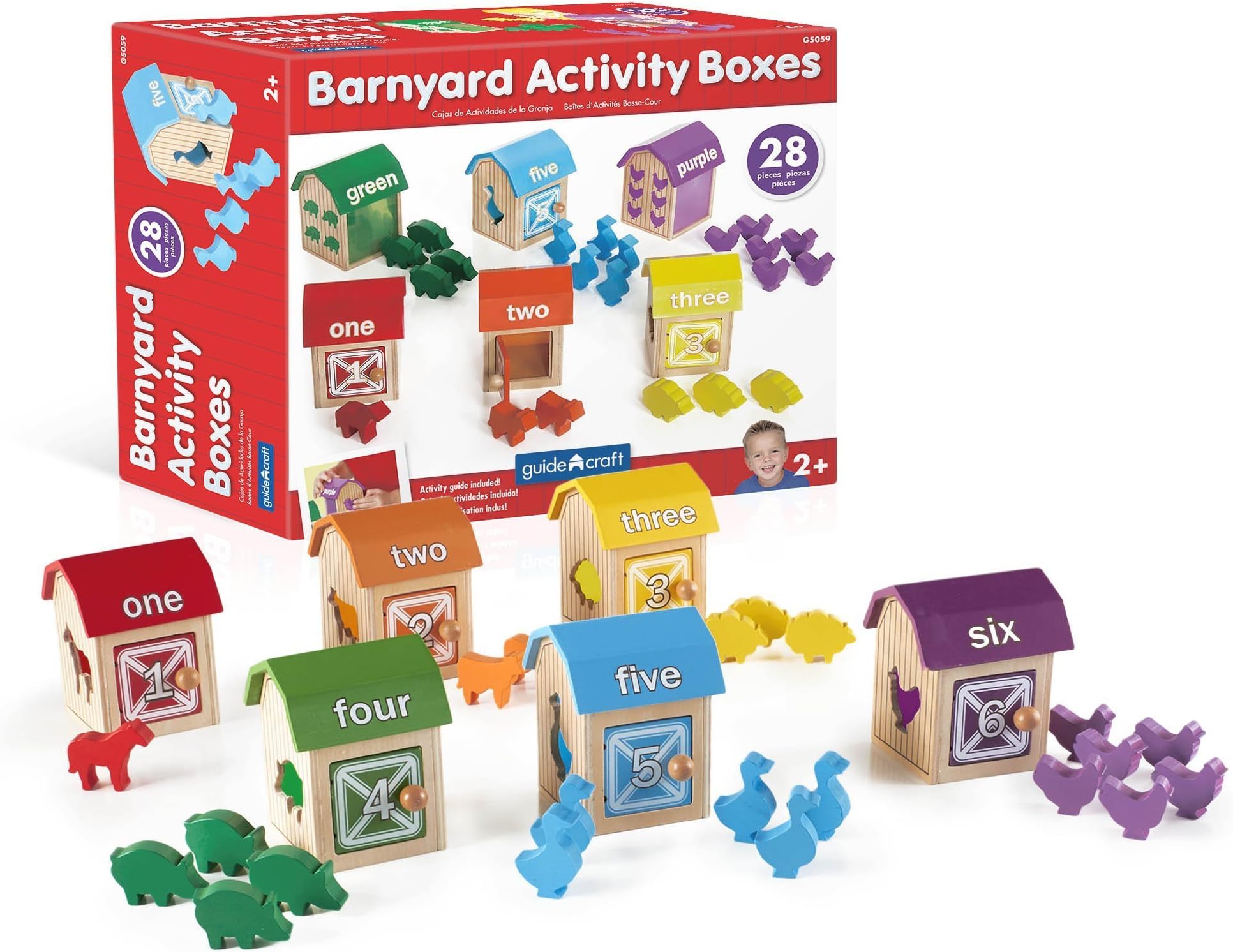 Guidecraft Barnyard Activity Boxes