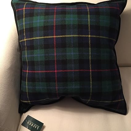 Amazon Com Ralph Lauren Tartan Plaid 22 Decorative Throw Pillow