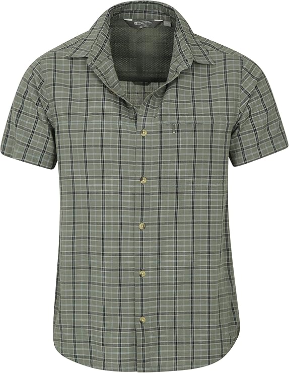 Damen Baumwollhemd Kurzarm - Leichtes Freizeithemd Für Reisen & Wandern