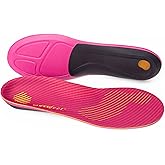 Superfeet Run Women's Support Insoles - Trim-To-Fit High Arch Support - Carbon Fiber Orthotic Shoe Inserts for Running Shoes - Professional Grade - 8.5-10 Women