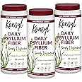 Konsyl Daily Psyllium Fiber - 3 Pack - Psyllium Husk Daily Fiber Supplement Powder - All Natural, Soluble Fiber, Gluten-Free 
