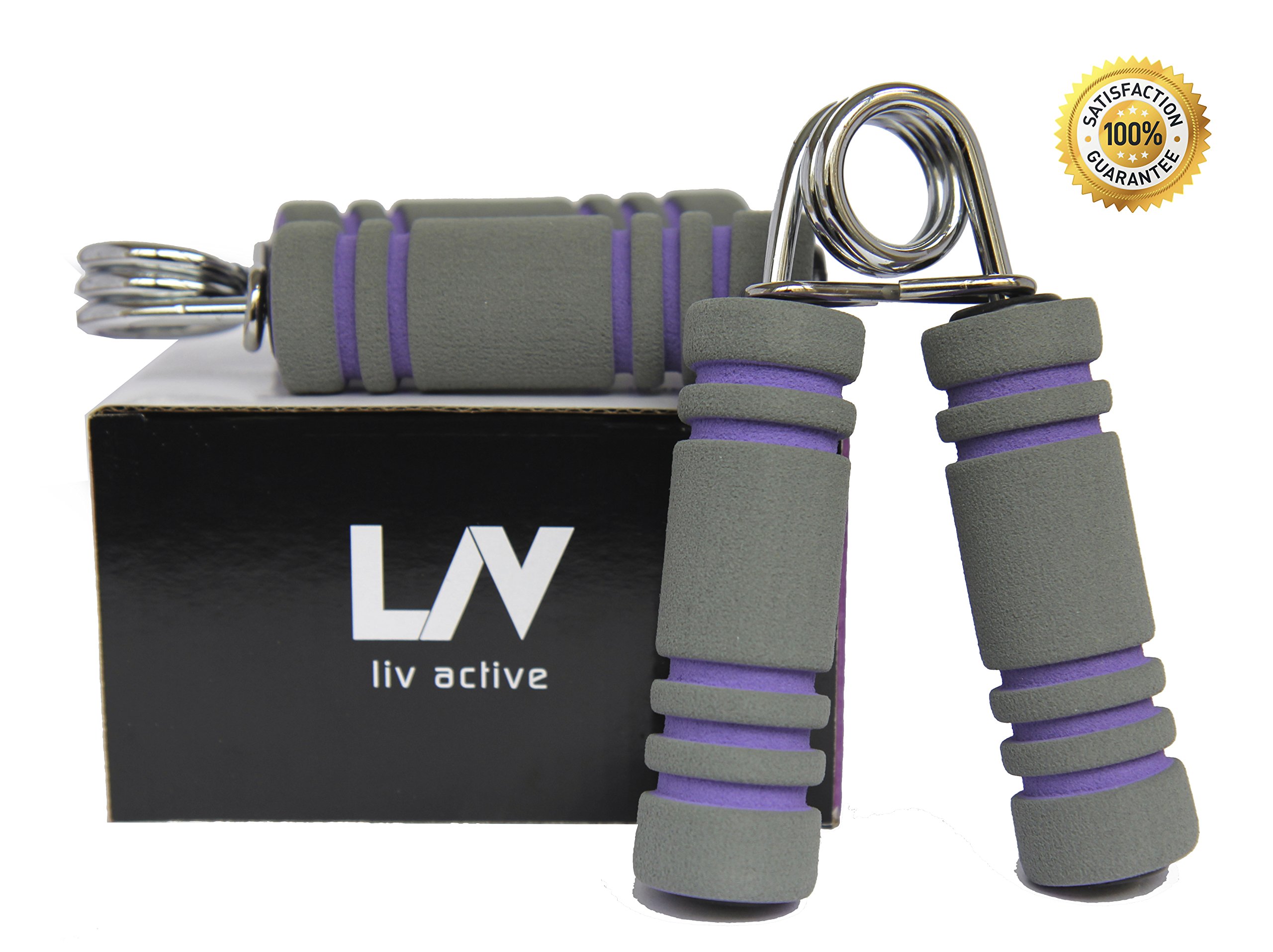 LIV Active Medium Resistance NonSlip Hand Grip for Beginner to