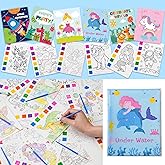 Rotu Water Coloring Books for Kids Party Favors for Kids 4-8, 30 Pack Birthday Gifts Classroom Prizes Goodie Bags Stuffers Bulk Art Craft Supplies, 210Pcs