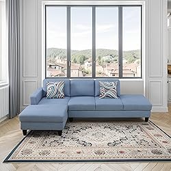 101.5" L Shaped Sectional Couch, Modern Modular