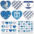 Wrapped In Ink Israeli Star Of David Stickers – Blue Support Decals (2-Pack)