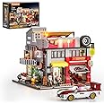 LUMIBRICKS Street MOD Garage Lighting Building Bricks Set - Street Fusion City Car Modification Shop Modular Building Collect