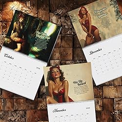 PinUp Calendar 2026, XL Premium Retro Pin-Up
