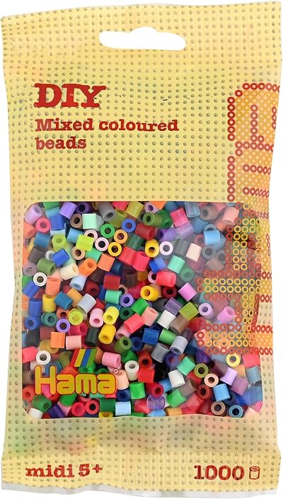 Hama 207-68 Beads Mix 68 Midi Beads 1000 Count