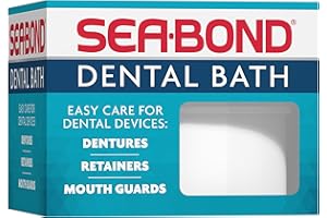 SEA-BOND Sea Bond Denture Bath, Colors May Vary