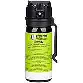 SABRE RED SABRE Protector Dog Pepper Spray &amp; Belt Clip, Fast Flip Top Safety, 7 Bursts, 15-Foot (4.6-Meter) Range, Humane Dog Attack Deterrent, Max Strength Allowed By EPA for Self Defense, 1.8 fl oz
