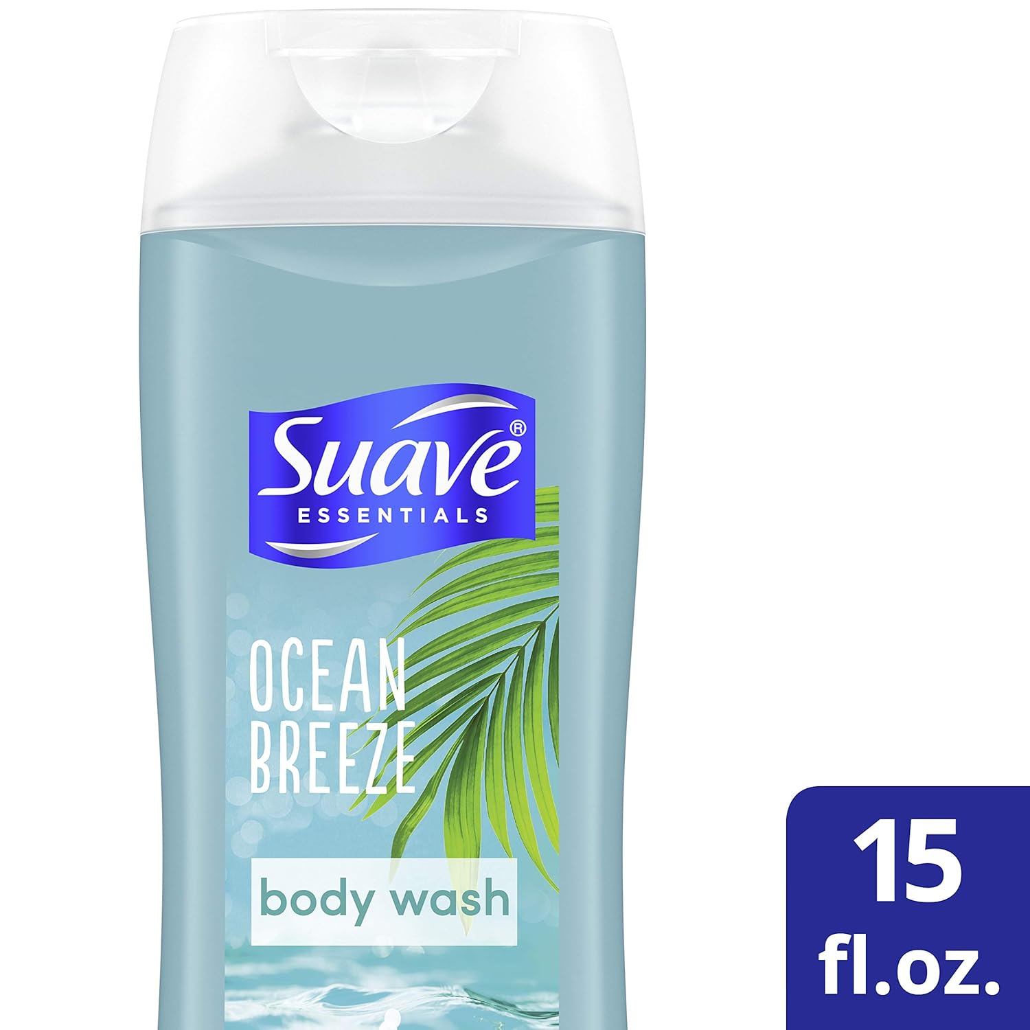 Suave Essentials Body Wash with Vitamin E Ocean Breeze Fragrance Bodywash and Shower Gel 15 oz (Pack of 6) : Bath And Shower Gels : Beauty