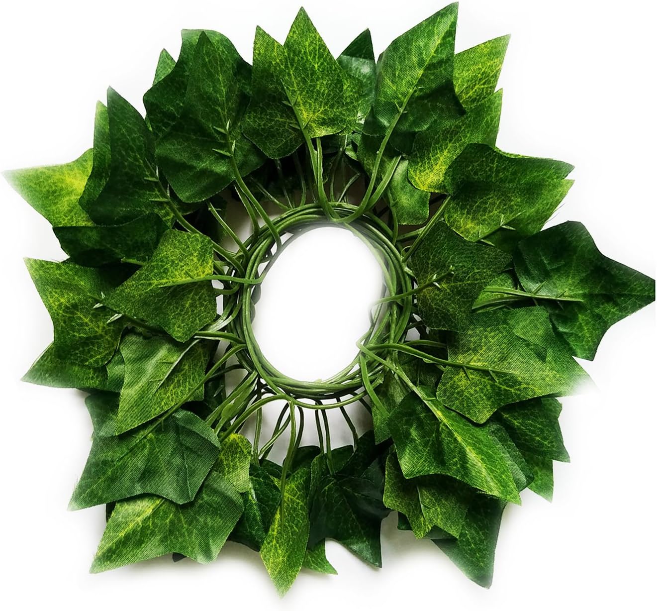 JIANZHENKEJI 80 inch/ 200 cm Fake Foliage Garland Leaves Decor Artificial Greenery Ivy Vine Plant Home (Boston ivy)
