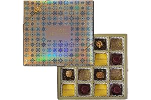 Laumière Gourmet Fruits - Superfood Parfait Collection [Birthday Edition] - Square (16 Pcs) - Happy Birthday Gifts for Women - All Natural Birthday Food Gifts - Healthy Birthday Gift