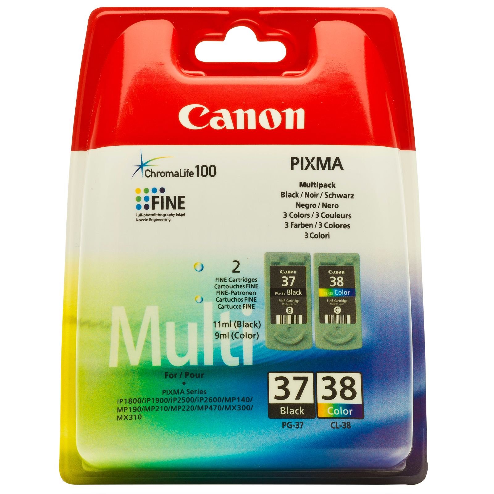 Canon original printer ink cartridge Multicoloured/black