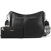 TANTOMI Crossbody Bags for Women Crossbody Purses and Wallet Vegan Leather Women's Shoulder Handbag for Everyday 2 PCS Set