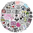 BulbaCraft 100Pcs Gym, Workout and Weightlifting Stickers for Water Bottle & Laptop - Workout Gifts for Women, Mom - Waterproof Vinyl Decals, Fitness Stickers, Gifts for Women & Men