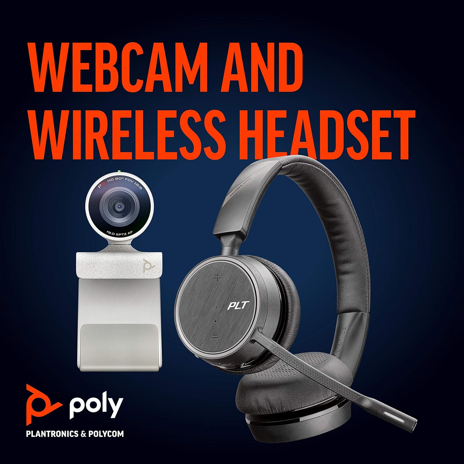 Poly – Studio P5 Kit with Voyager 4220 UC (Plantronics) – 1080p HD ...