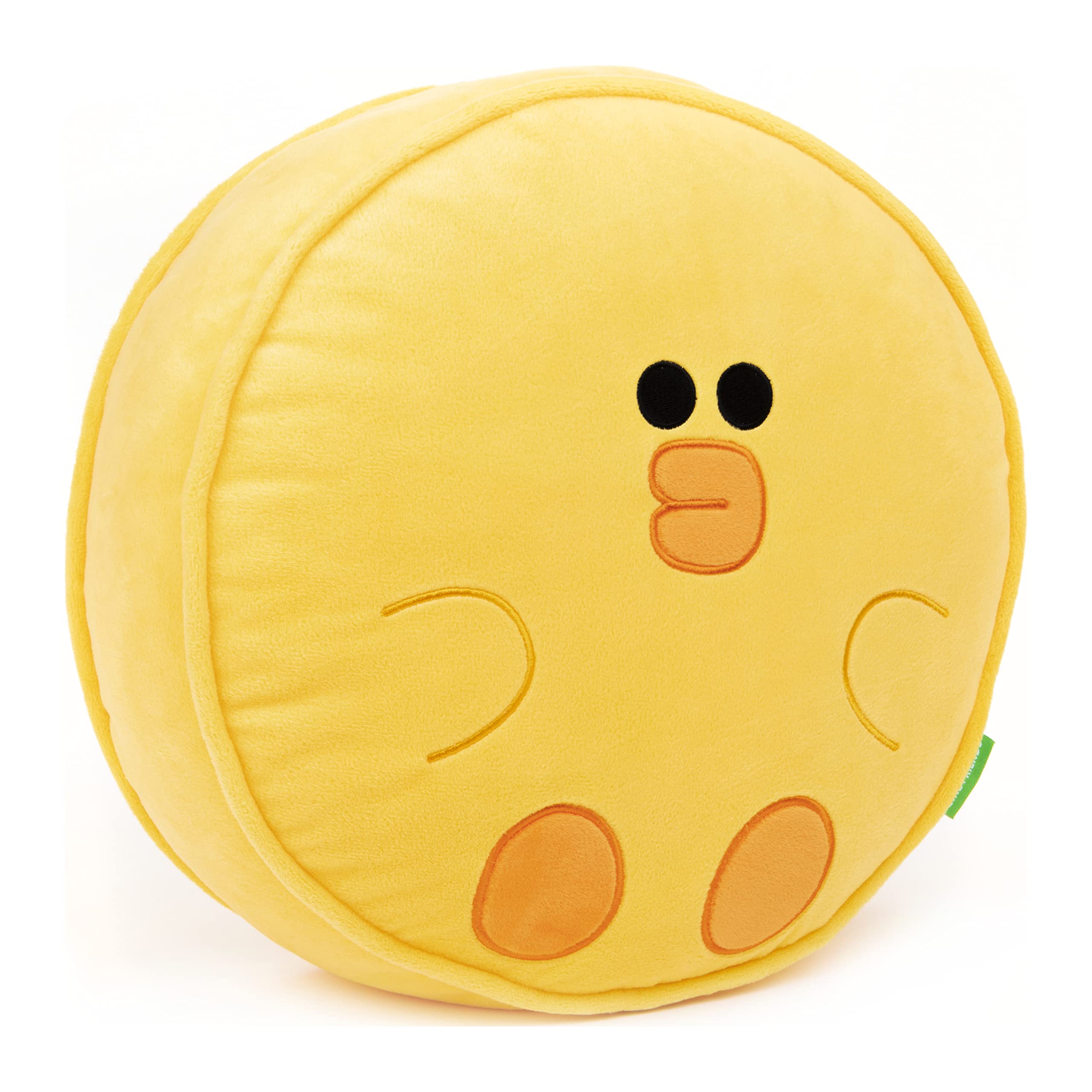 GUND LINE Friends Sally Round Body Pillow Soft Plush Stuffed, Yellow, 12”