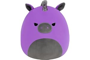 Squishmallows Original 14in Velocity The Purple and Black Unicorn – Official Jazwares Plush (Large)