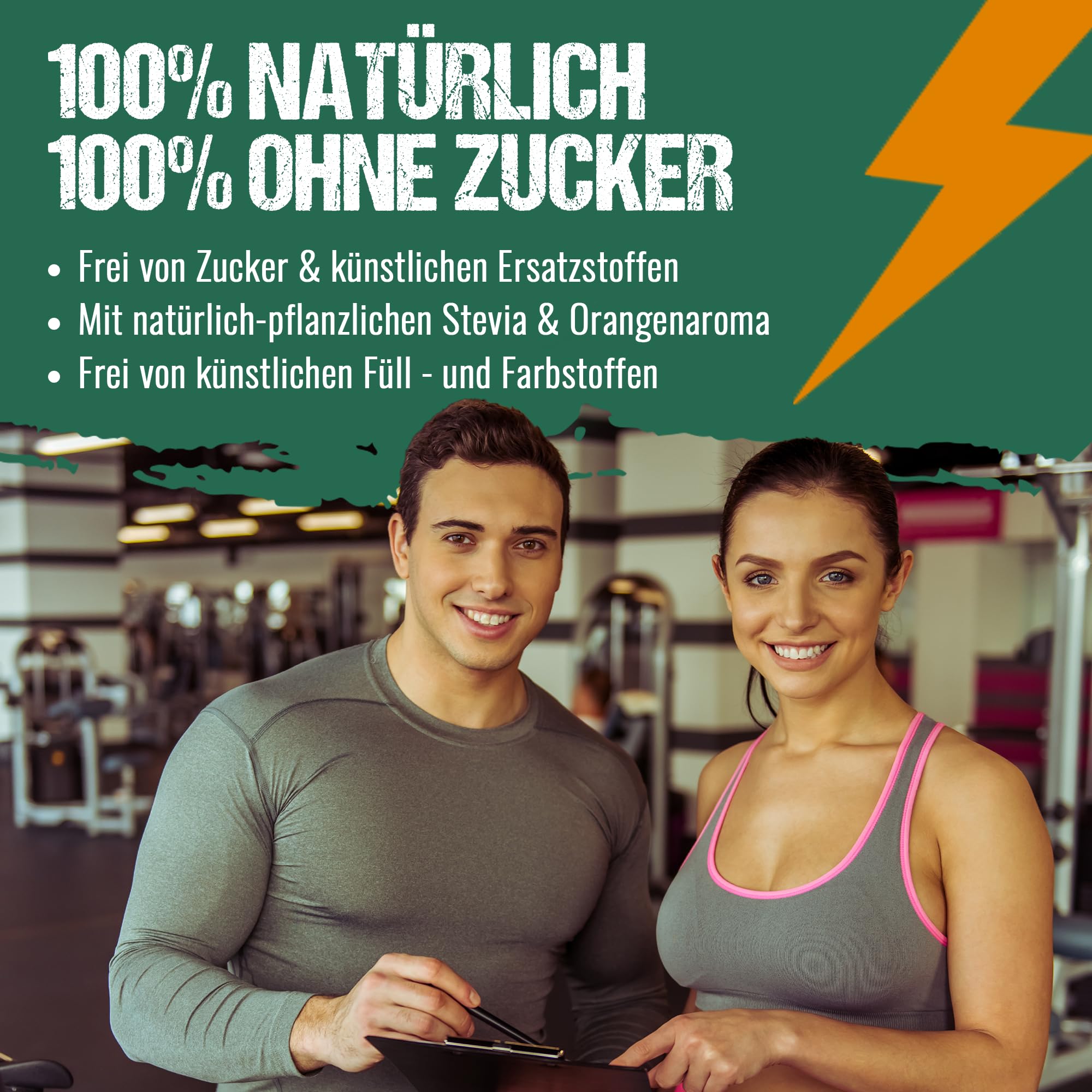 Elektrolyte Pulver OHNE Zucker-Frei von Süßstoffen & Farbstoffen | hoher Nährstoffanteil mit natürlichen Aromen |XXL Pack-isotonischer Sport und After-Party Drink gegen Kater und Hangover 2