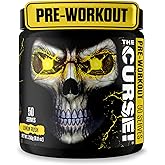 JNX SPORTS The Curse! Pre Workout Powder for Men & Women – 50 Servings, Lemon Rush Flavor – Caffeine, L Citrulline, Beta Alanine & Creatine for Explosive Energy, Strength, Pump & Focus