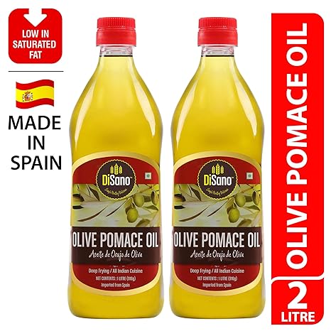 Disano Pomace Olive Oil, 1L (Pack of 2)