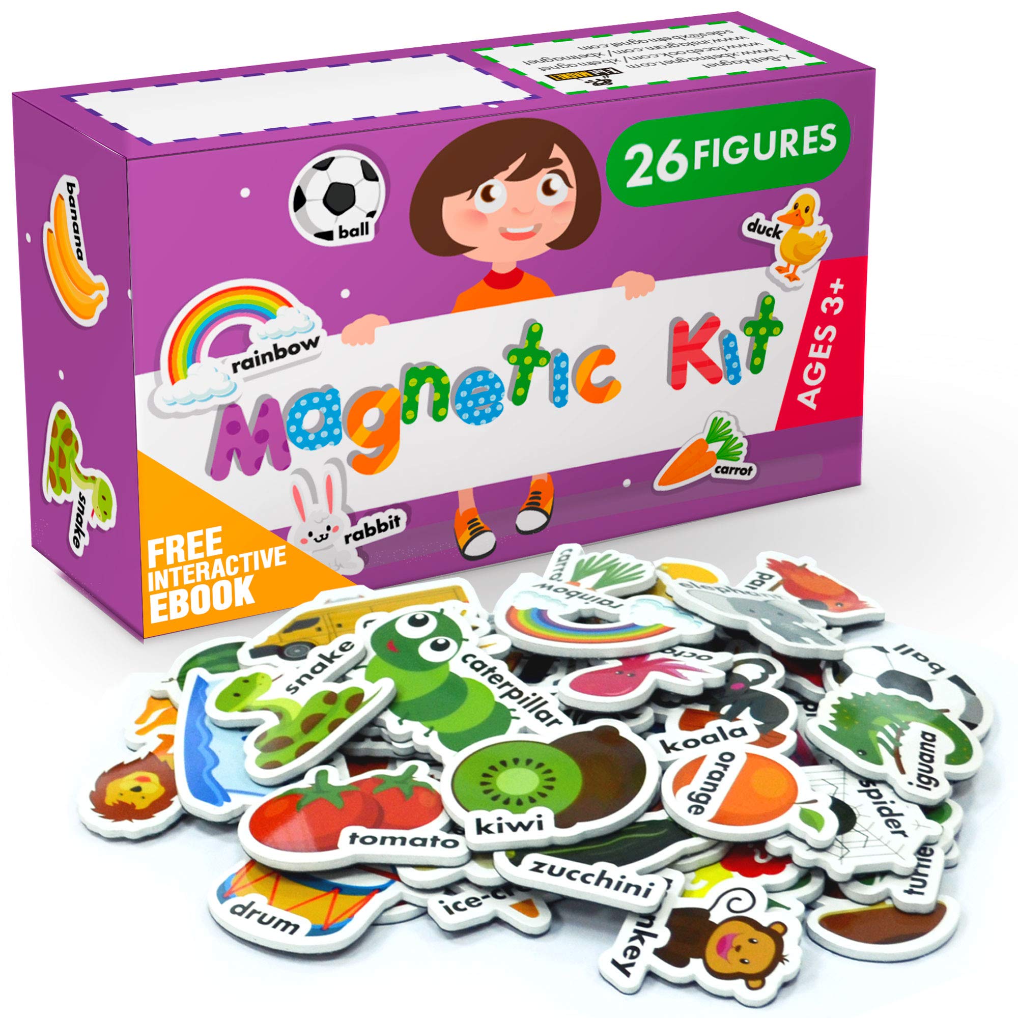 Foam Magnets and Magnetic Letters for Toddlers and