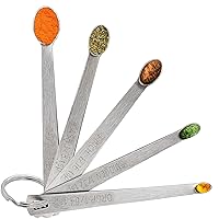 Measuring Spoons Set Stainless Steel - 5Pcs Dry Measure Spoons Liquid Teaspoon Measure Coffee Measuring Spoon - Small Spoons 