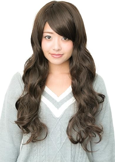 Amazon Co Jp ショート ボブ ロング ウィッグ 愛され エアリー ヘア ふわふわ スタイル ヘアカタログ多数掲載 トレンドヘア モデル 愛用 大人可愛い Mim 服 ファッション小物