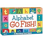 Peaceable Kingdom Alphabet Go Fish Letter Matching Card Game with 52 Oversized Cards Card Games for Kids Ages 4+ 2 to 6 Playe